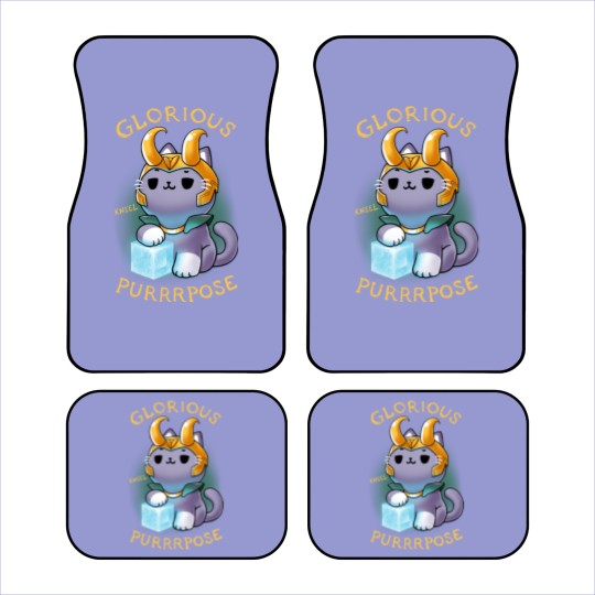 Discover Glorious Purrrpose - Loki cat variant - Kneel - Loki Cat - Car Mats