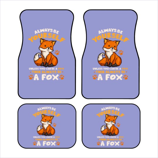 Discover Foxes Car Mats