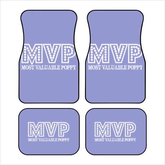 Discover MVP Most Valuable Poppy Fathers Day Gift Car Mats