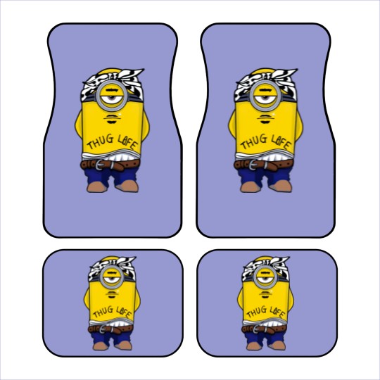 Discover Minion Thug Life - 90s Rap And The Minions - Car Mats