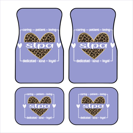 Discover SLPA Therapy Speech Language Pathologist Assistant Car Mats