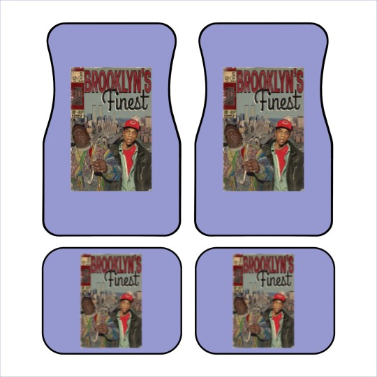 Discover Jay-z and Biggie - Brooklyns Finest Comic Book Art Car Mats