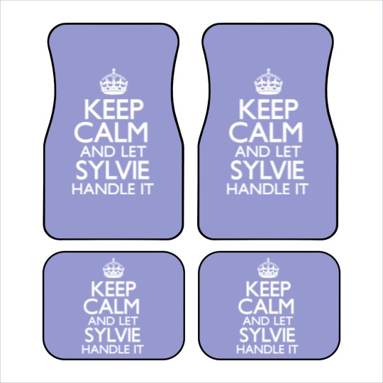 Discover Keep Calm Sylvie Name First Last Family Funny Car Mats