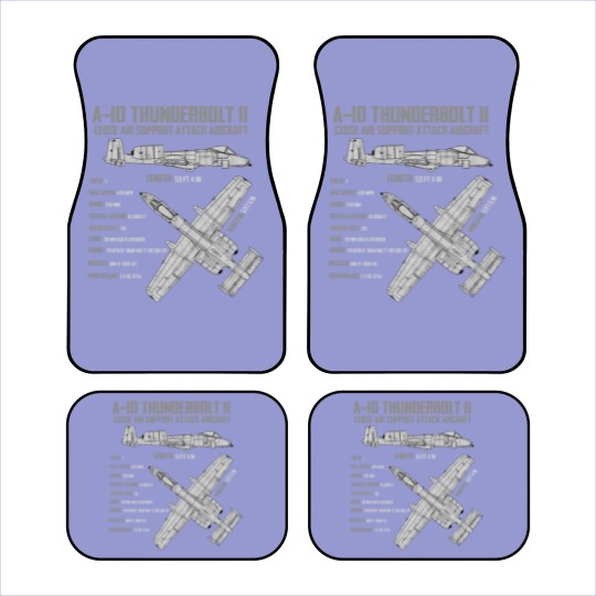 Discover A-10 Thunderbolt - A 10 Warthog - Car Mats