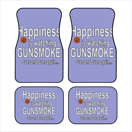 Discover Gunsmoke Dark Car Mats
