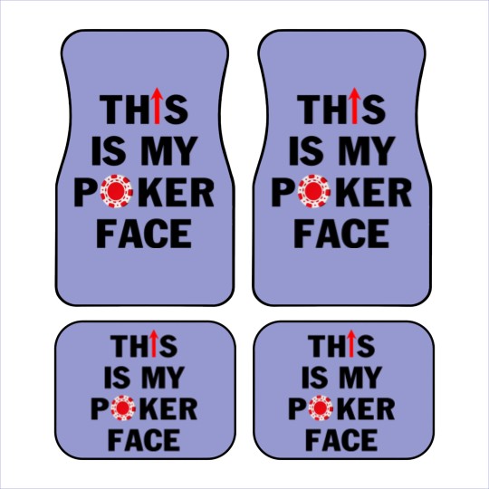 Discover This is My Poker Face with Chip Funny Casino Gambler Card Player Car Mats for Men - This Is My Poker Face With Chip Funny - Car Mats