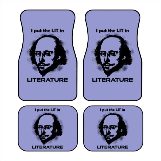 Discover William Shakespeare Literature Car Mats