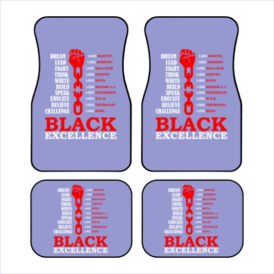 Discover Black Excellence, Black AF Car Mats