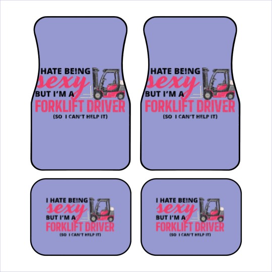 Discover Forklift Driver Apparel Forklift Operator Funny Gift Car Mats
