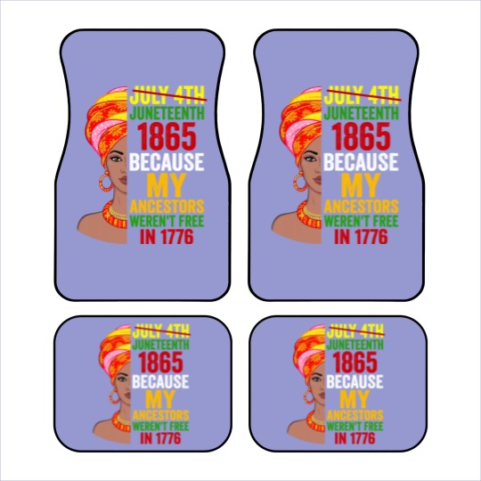 Discover Juneteenth Queen Melanin African American Women Car Mats Car Mats