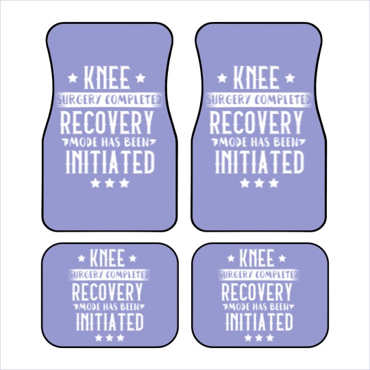 Discover Knee Surgery Completed Recovery Mode Car Mats Gift Rehab Car Mats Car Mats