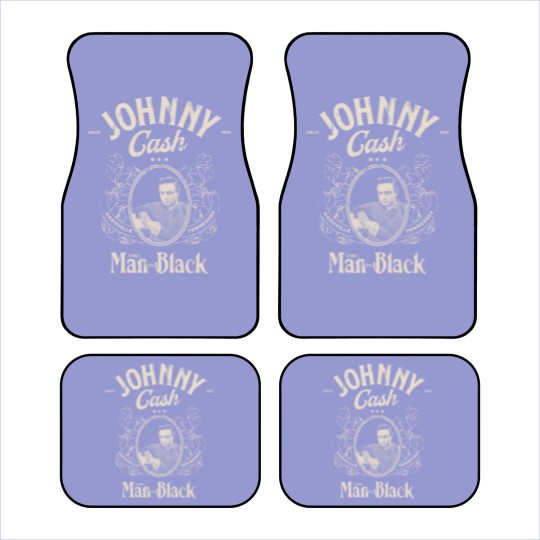 Discover Johnny Cash The Man in Black Graphic Car Mats