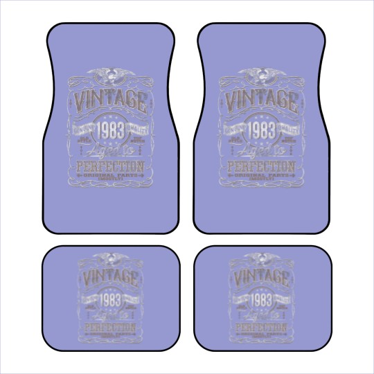 Discover 40th Birthday Car Mats for Men - Vintage 1983 Aged to Perfection 40th Birthday