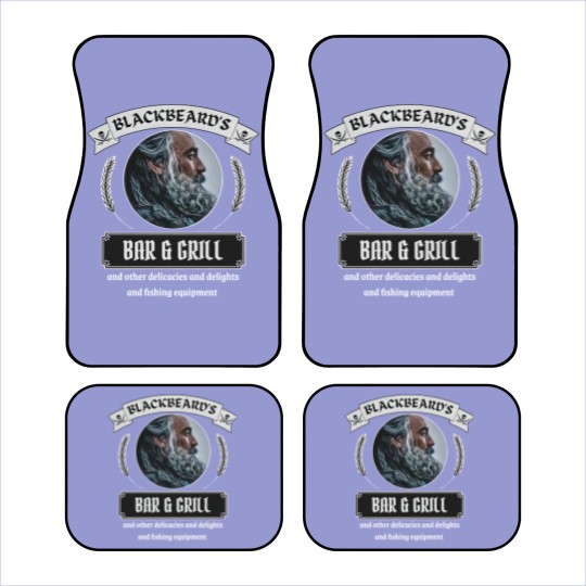 Discover Blackbeard's Bar and Grill Car Mats/Our Flag Means Death