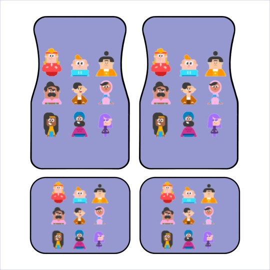 Discover Duolingo Characters   Classic Car Mats Car Mats