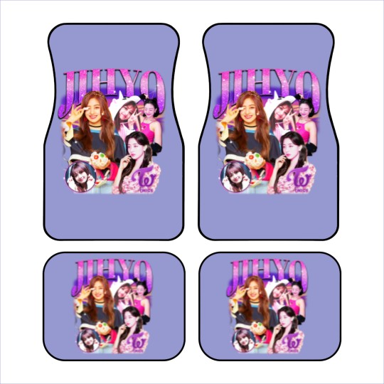 Discover Twice Jihyo Retro Bootleg Car Mats - Twice Car Mats - Kpop Car Mats - Kpop Merch