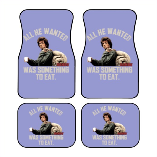 Discover Rambo Something To Eat Car Mats
