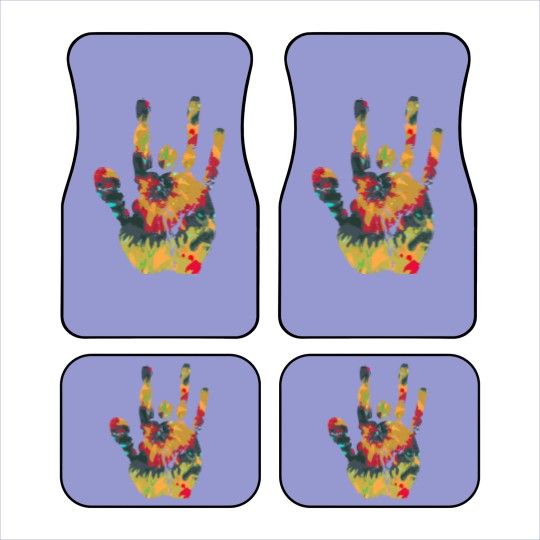 Discover Tie Dye Jerry Vintage - Jerry Garcia Hand - Car Mats