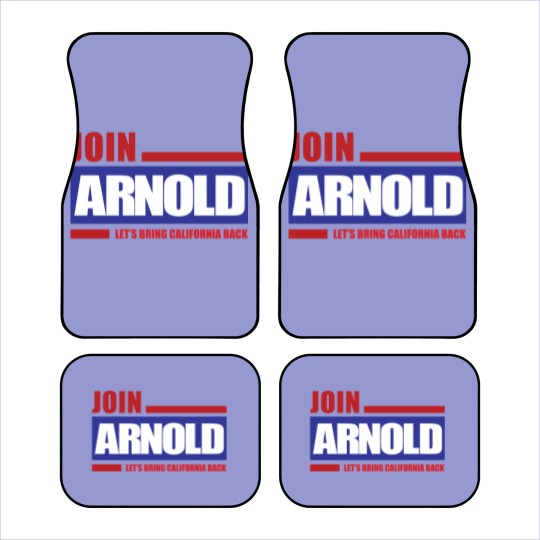 Discover Arnold Schzenegger 2003 Campaign Logo Car Mats