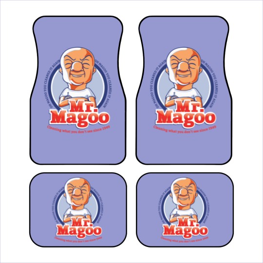 Discover Mr. Magoo as Mr. Clean Car Mats