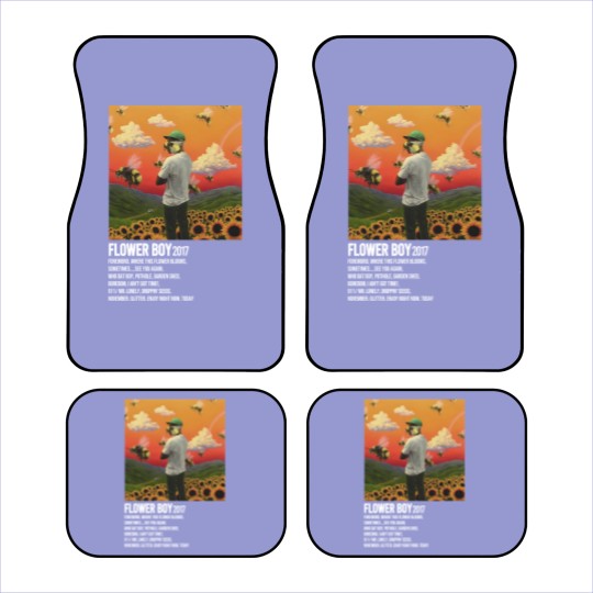 Discover Minimalist Album Music Car Mats, Tyler Flower Boy Tour Album, Album Music Trend 2023 Car Mats