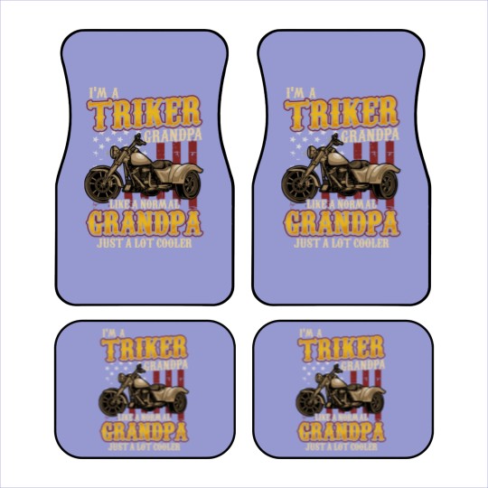 Discover Trike Triker Biker Grandpa Grandfather - Trike - Car Mats