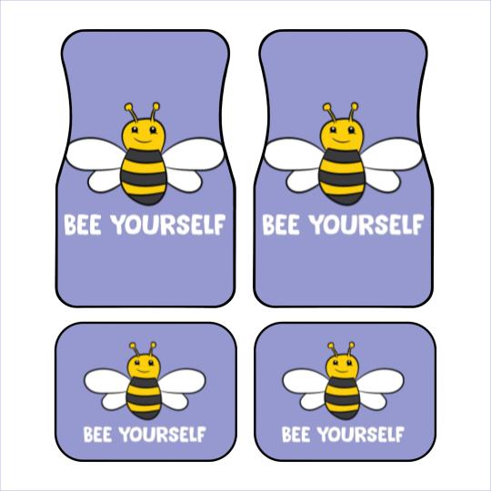 Discover Bee Yourself Love Bees Car Mats