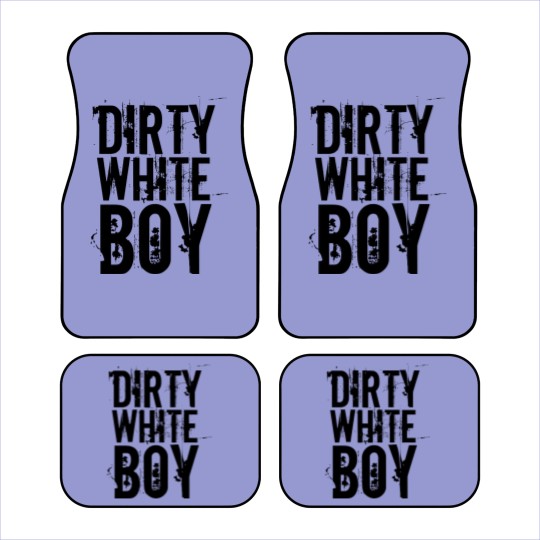 Discover VINTAGE MEN'S , DIRTY WHITE BOY Car Mats