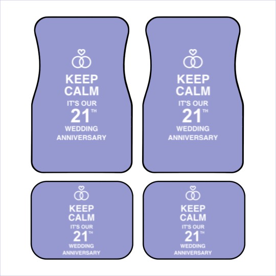 Discover Marriage Mariage Wedding Anniversary 21 21st Car Mats