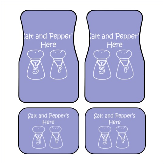 Discover Salt and Pepper's Here White - Nostalgia - Car Mats