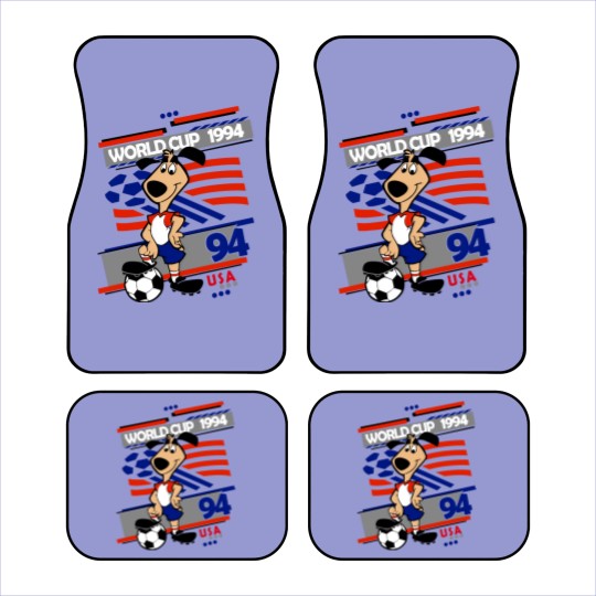 Discover Striker - USA 94 Classic Car Mats, Vintage Mascot World Cup Car Mats