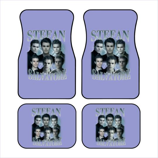 Discover Stefan Salvatore Vintage 90s Bootleg Classic Graphic Car Mats | Stefan Retro Bootleg Rap Car Mats