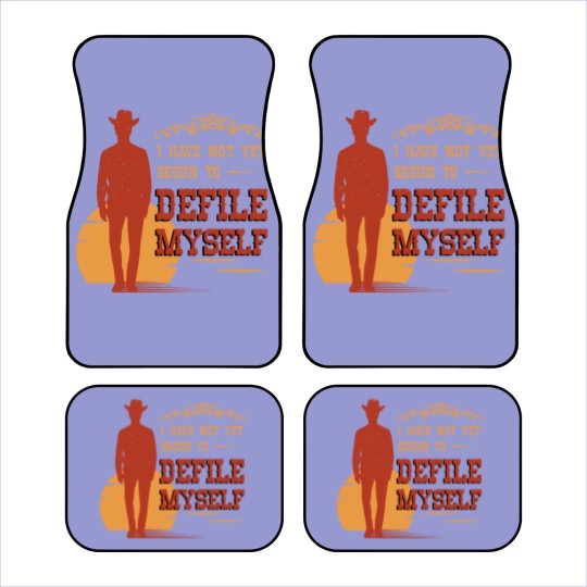 Discover western, western bear, doc holiday Car Mats