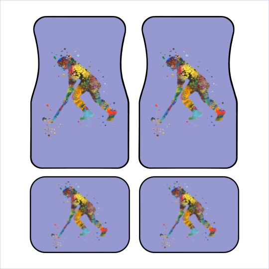 Discover Field hockey girl Car Mats