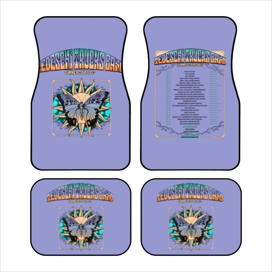 Discover Tedeschi Trucks Band Tour 2 side 2023 Car Mats, blues rock music Car Mats, Summer Tour 2023 Car Mats