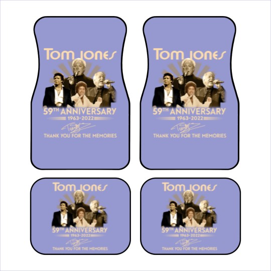Discover Tom Jones 59th Anniversary Car Mats, Tom Jones Car Mats