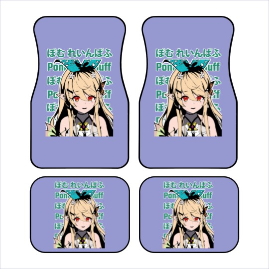 Discover Nijisanji EN Pomu Rainpuff Blush Car Mats