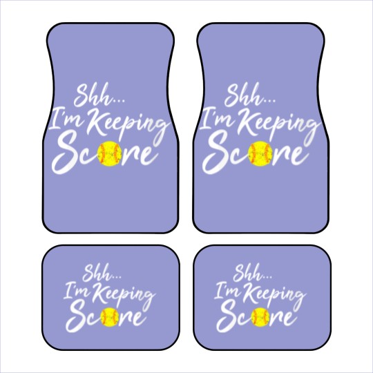 Discover Scorekeeper Softball Team Scorebook Keeper Gift Te Car Mats