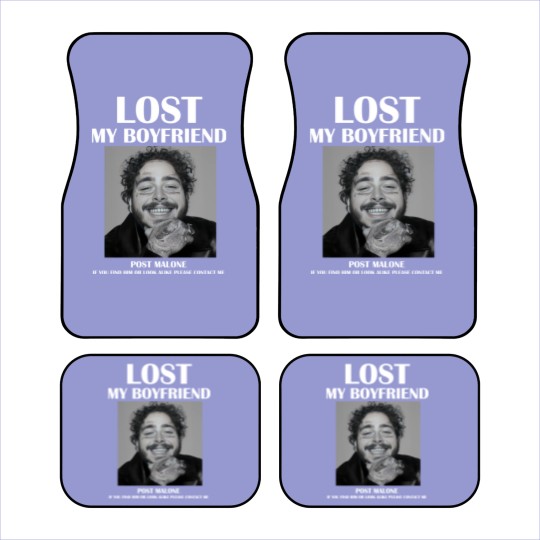 Discover Lost my boyfriend Post Malone Car Mats
