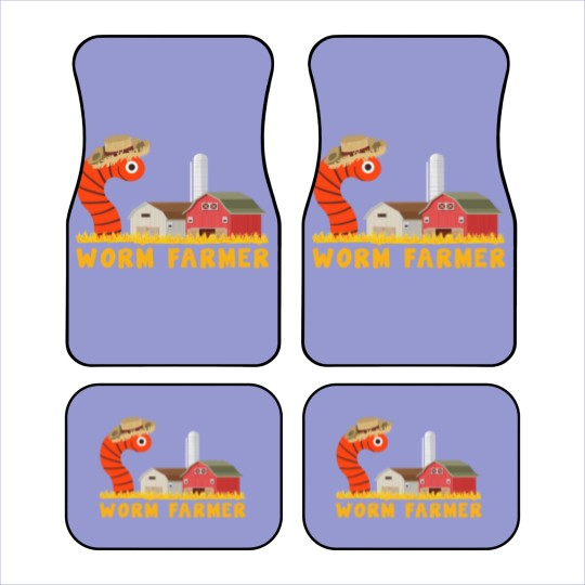 Discover Worm farmer - vermicomposting worm farmer Car Mats