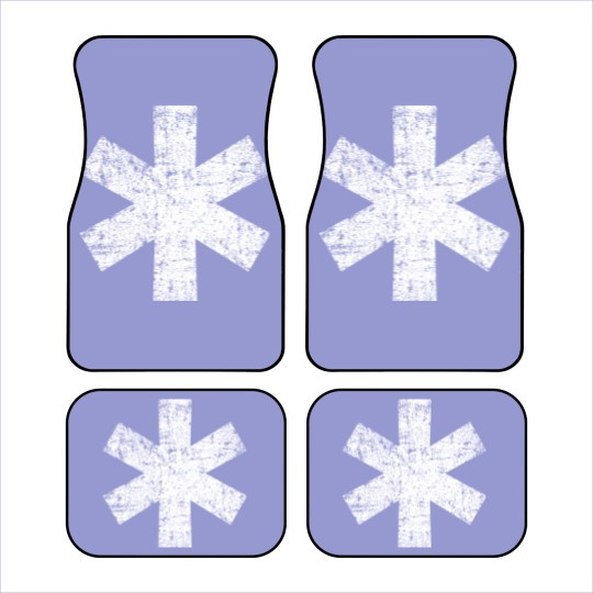 Discover Asterisk Distressed - Asterisk - Car Mats