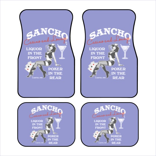 Discover Sancho casino and lounge Liquor in the front Car Mats