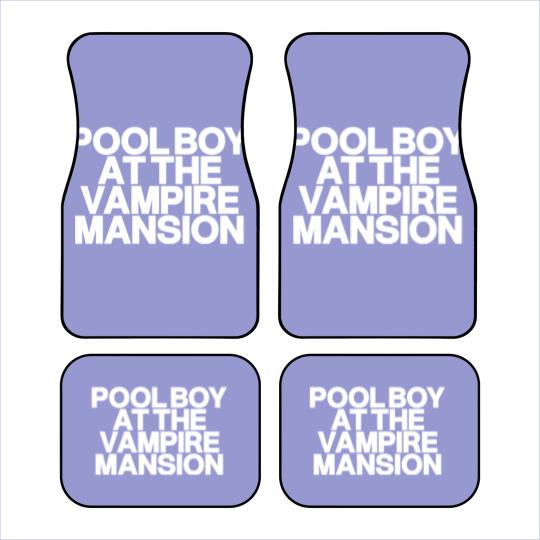 Discover Pool Boy At The Vampire Mansion Car Mats ,Gerard Way Car Mats, Mcr Gerard Way Car Mats