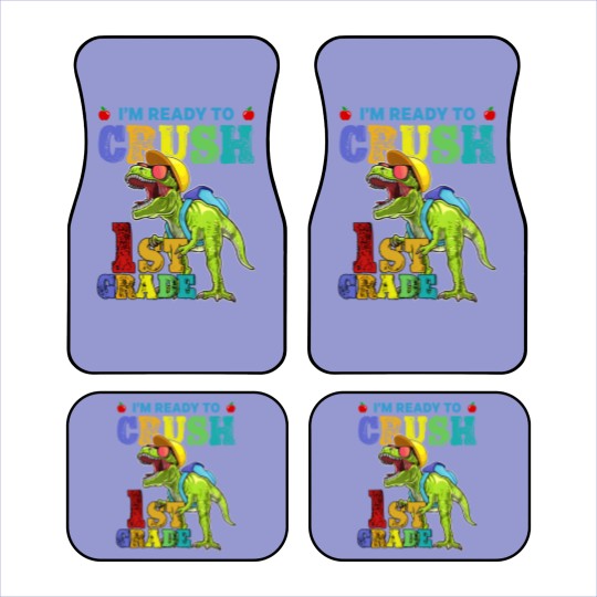Discover I'm Ready To Crush 1St Grade Dinosaur Back To Scho Car Mats