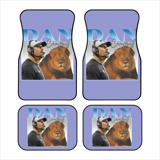Discover Dan Campbell Car Mats, Football Car Mats, Classic 90s Graphic Car Mats