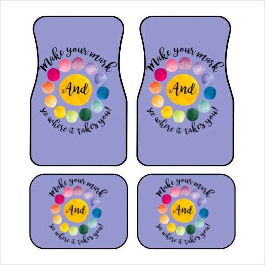 Discover Make Your Mark Happy International Dot Day Car Mats