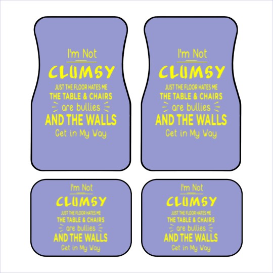 Discover I'm not clumsy Car Mats