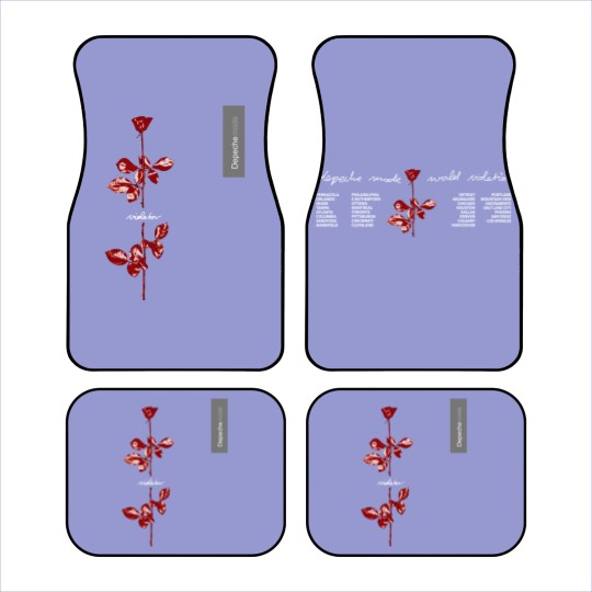 Discover 1990 Depeche Mode World Violator Concert Tour Car Mats