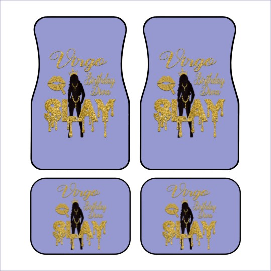 Discover Virgo Girl Birthday Diva Slay Zodiac Virgo Queen Lip Car Mats