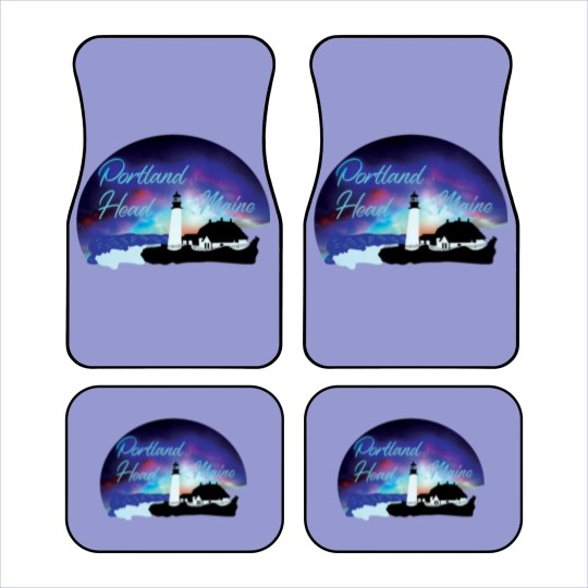 Discover Portland Head Lighthouse, Maine, Souvenir, Gift, Car Mats